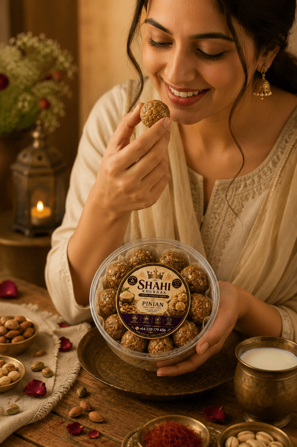 Shahi Khoya dry fruit Pinni